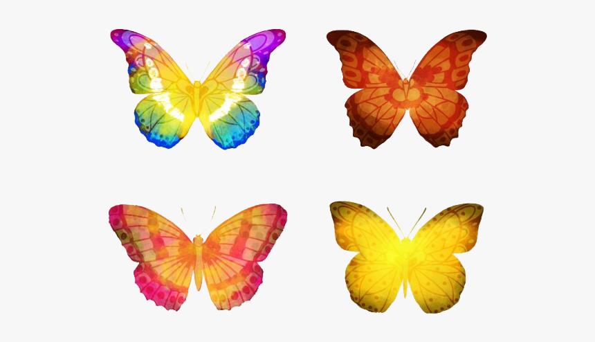 Butterflies Vector Png Hd - Hd Butterfly Vector, Transparent Png