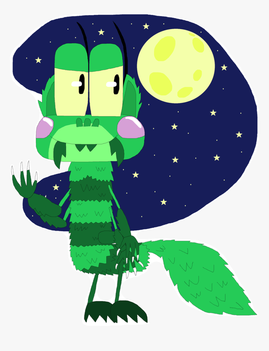 Werewolf Cricket By Tarzanwothaz Werewolf Cricket By - Cartoon, HD Png Download