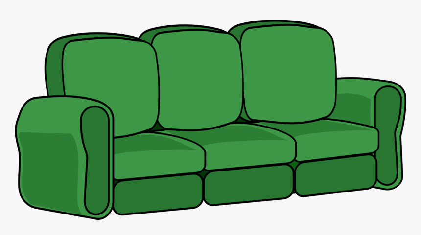 Grass,area,chair - Couch Clipart, HD Png Download