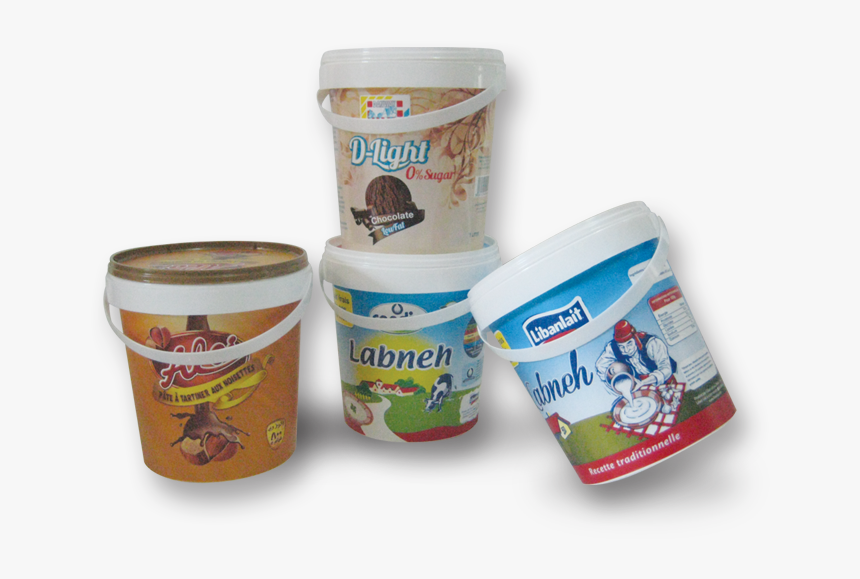 1l Plastic Bucket Supplier Lebanon - Ice Cream, HD Png Download