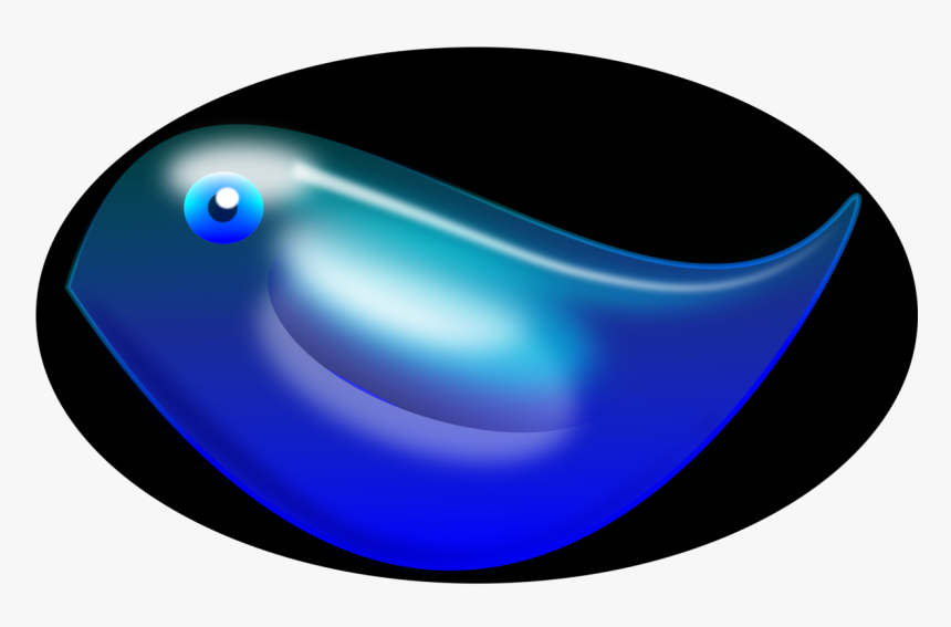 Blue,electric Blue,fish - Circle, HD Png Download