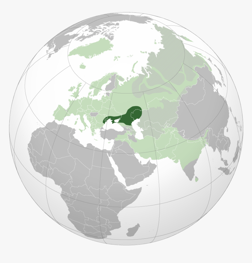 Caucasus On The Globe, HD Png Download