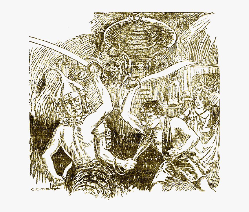 Prehistoric Drawing Jungle - Illustration, HD Png Download