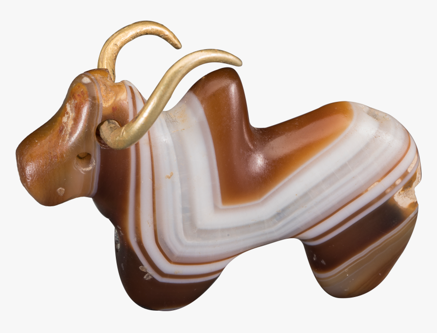 Humped Bull With Gold Horns (on Loan), HD Png Download