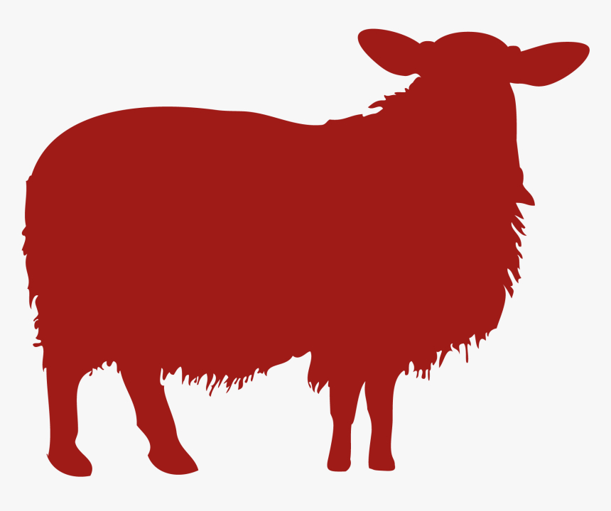 Sheep Silhouette, HD Png Download