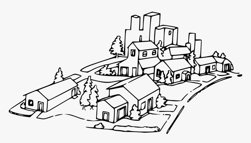 Neighbourhood Clip Art - Neighborhood Clip Art, HD Png Download