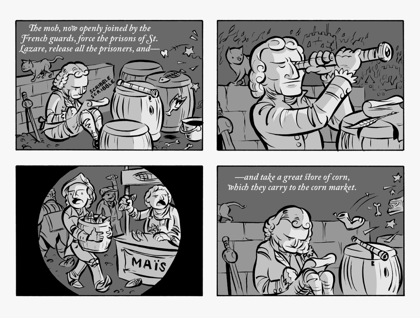 Storming Of The Bastille Comic Strip, HD Png Download