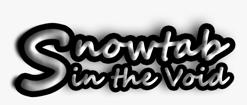 Snowtab In The Void - Calligraphy, HD Png Download