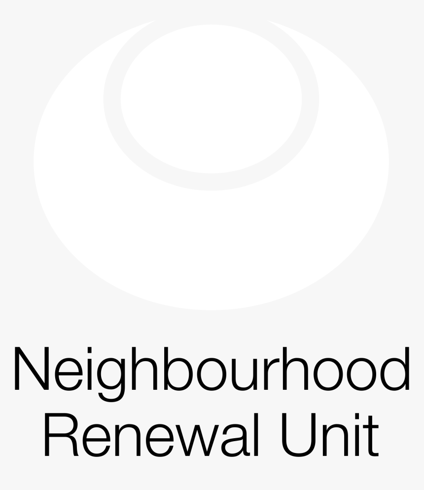 Neighbourhood Renewal Unit Logo Black And White - Flores Fuxico, HD Png Download