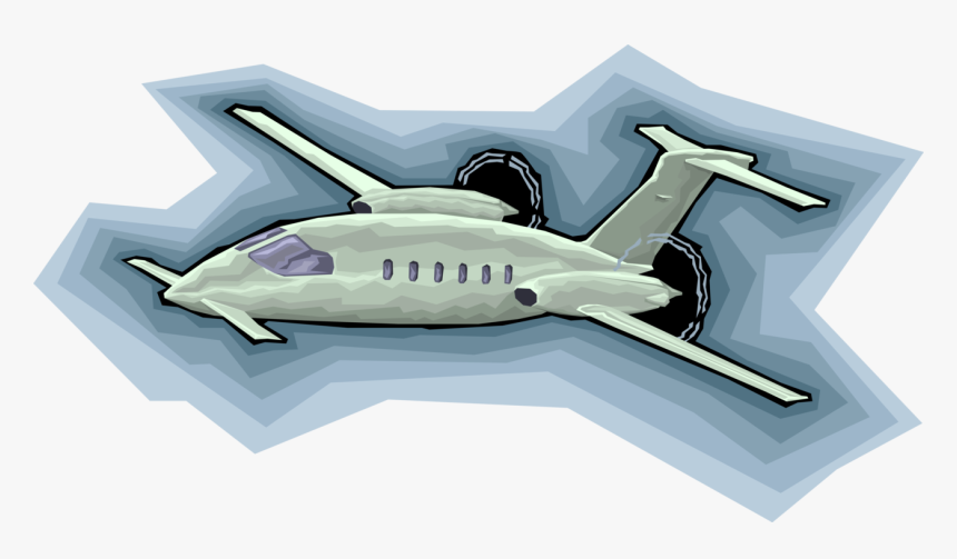 Vector Illustration Of Private Executive Corporate - Aerospace Manufacturer, HD Png Download