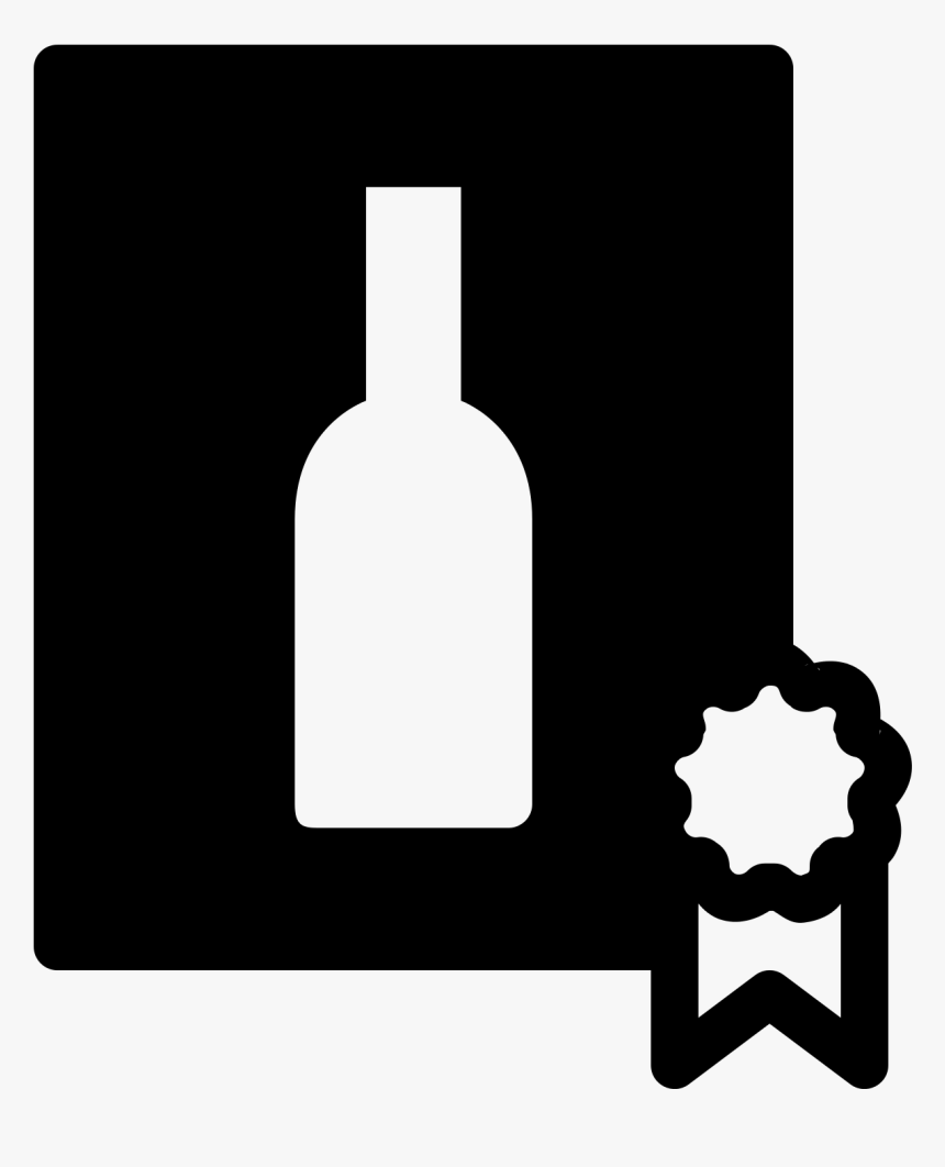 Bottle Vodka Alcoholic Drink Distilled Beverage Whiskey - Glass Bottle, HD Png Download