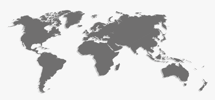 World Map Showing All Areas Akerberg Thomas Operate - North India On World Map, HD Png Download