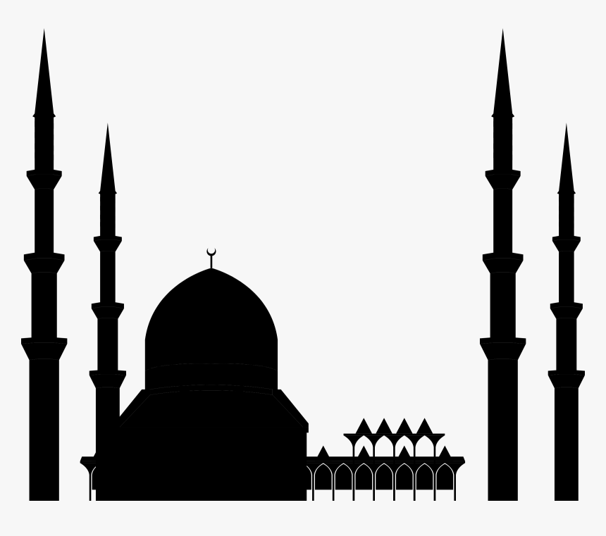 Mosque Silhouette Image Illustration Vector Graphics - Portable Network Graphics, HD Png Download