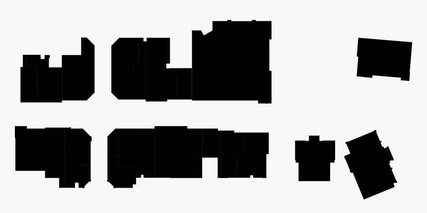 City Silhouette Map Icons Png - City Map Silhouette Png, Transparent Png