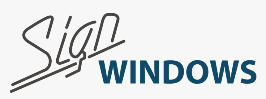 Sign Windows-01 - Calligraphy, HD Png Download
