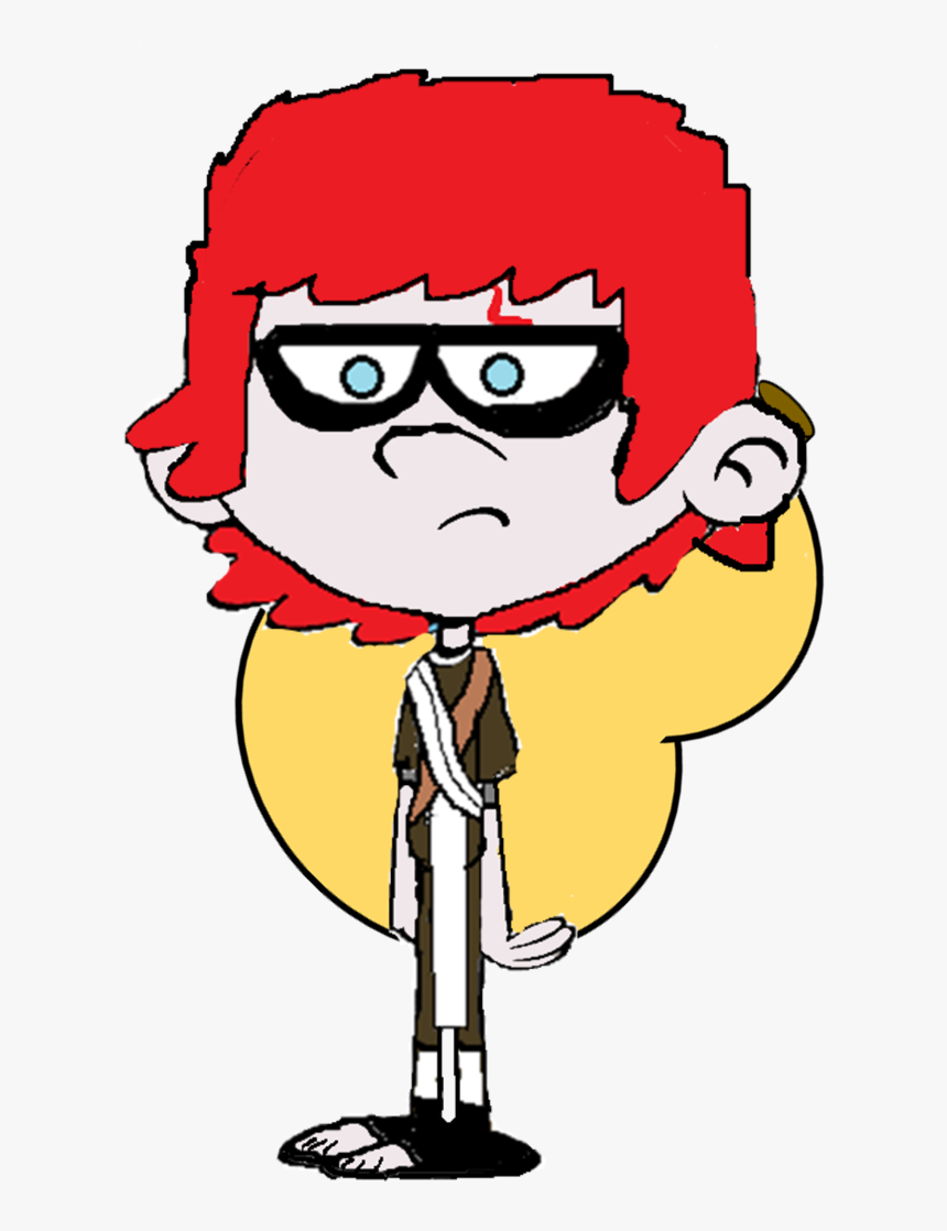 Lars Loud Cosplays Gaara Naruto Anime - Cartoon, HD Png Download