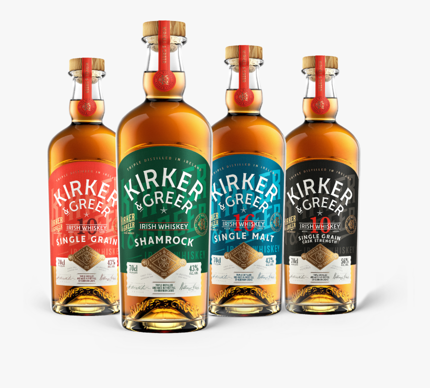 Kirker Greer Irish Whiskey Bottle - Kirker Greer Whiskey, HD Png Download