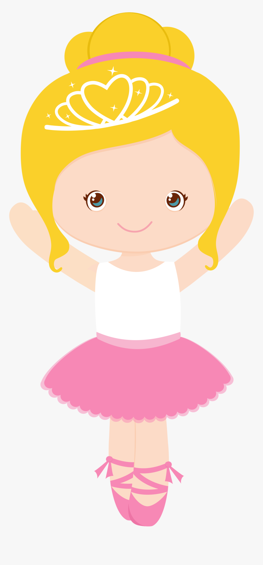 Tutu Clipart Pale Pink - Bailarinas Princesas, HD Png Download