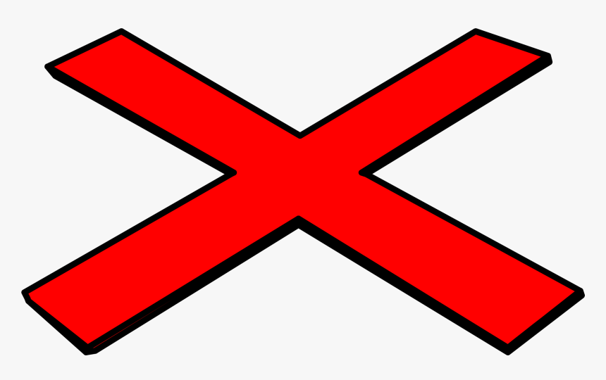 Club Penguin Treasure Map X Mark Clip Art - Clear Background X Transparent, HD Png Download