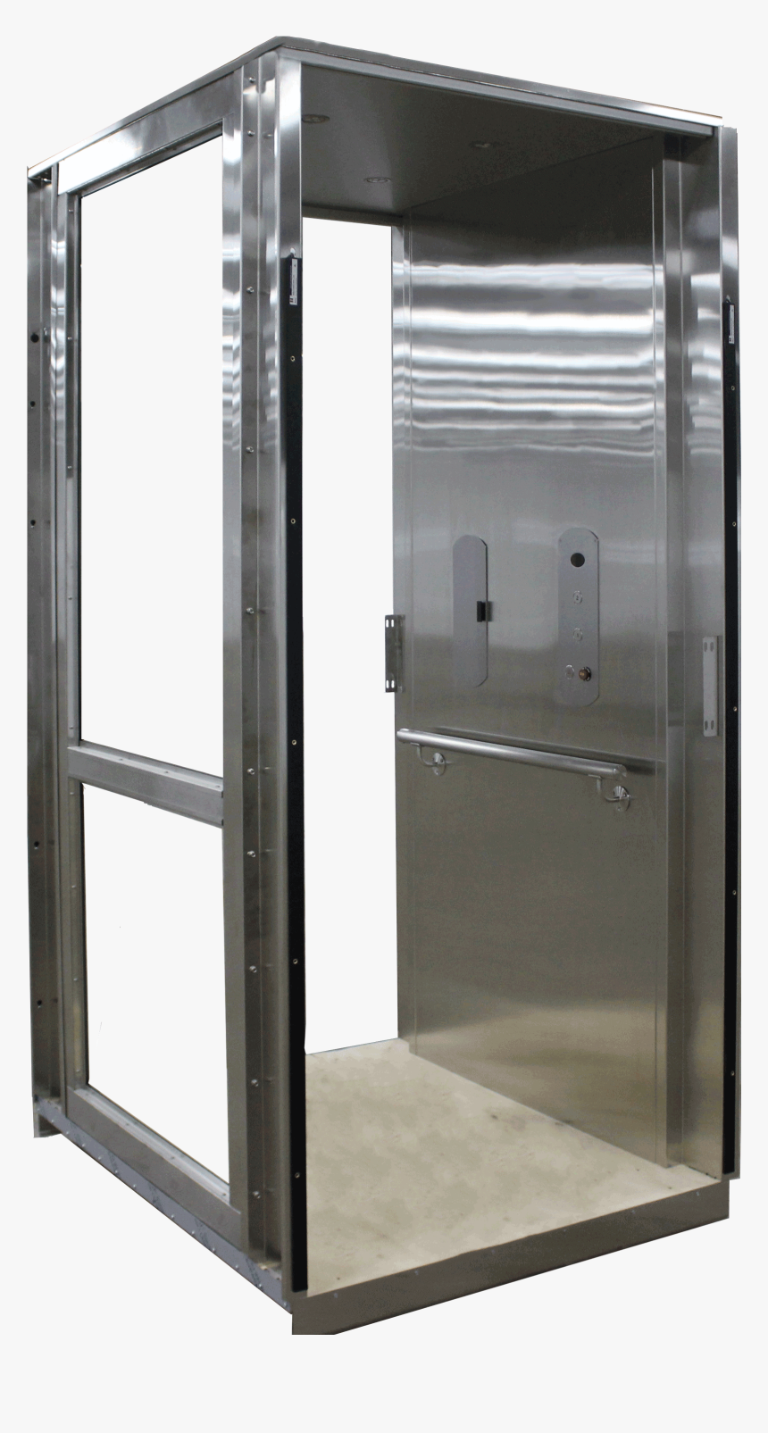 Steel Framed Glass Car - Locker, HD Png Download