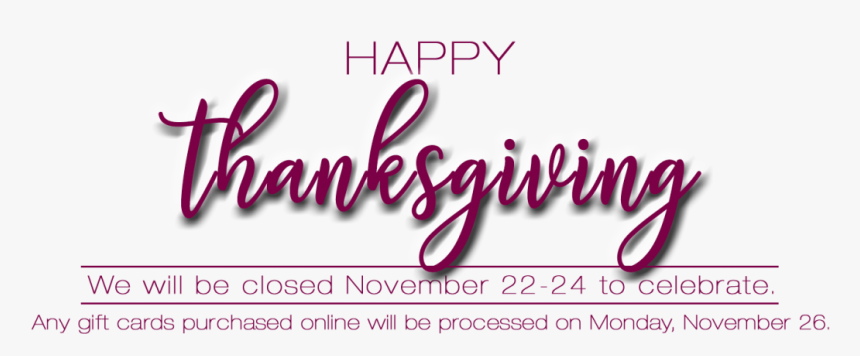 Thanksgiving Banner 1 - Calligraphy, HD Png Download
