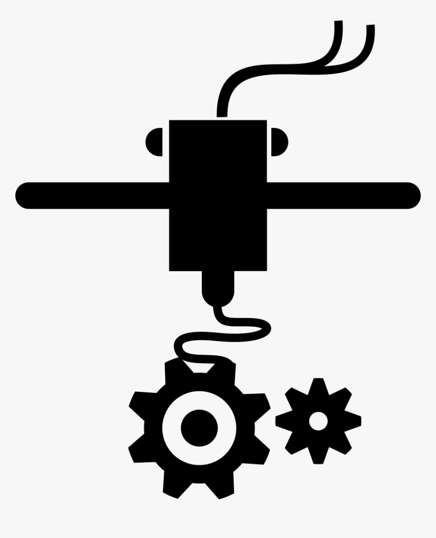 3d Printer Settings Symbol - 3d Printing Icon Free, HD Png Download