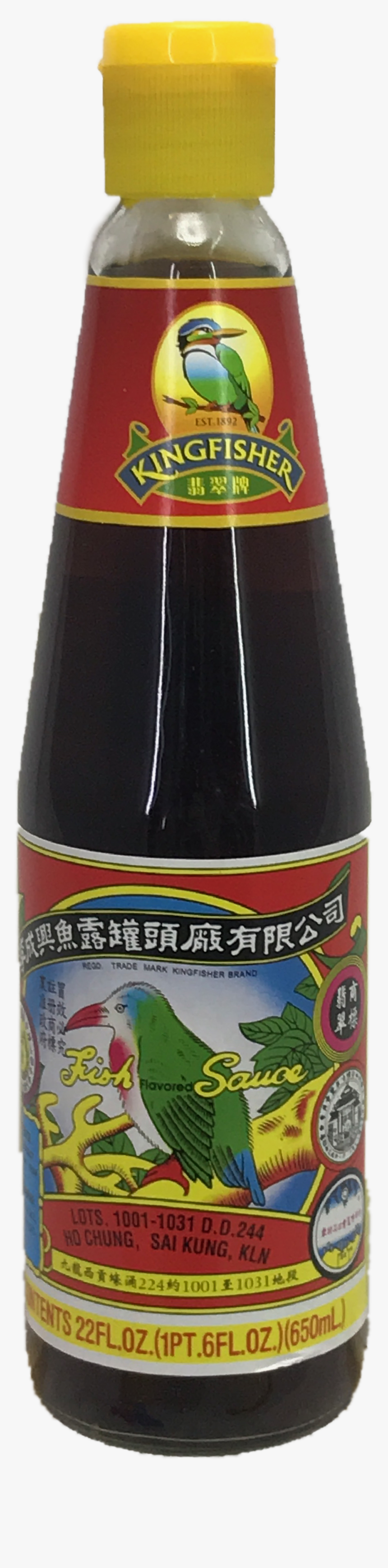 Kingfisher Brand Fish Sauce 650ml 
 Title Kingfisher - Kingfisher Oyster Flavored Sauce, HD Png Download