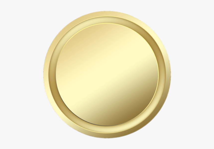 Blank Golden Seal - Circle, HD Png Download