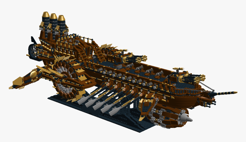 Steampunk Battleship , Png Download - Steampunk Battleship, Transparent Png
