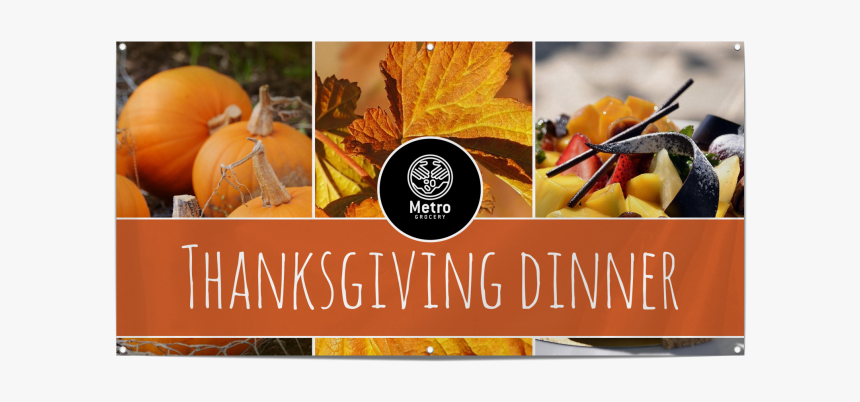 Thanksgiving Dinner Banner Template Preview - Thanksgiving Dinner Banner, HD Png Download