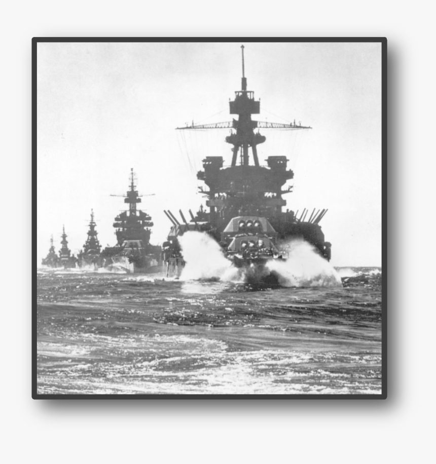 70th Anniversary Of The Battle Of Leyte Gulf At Battleship - World War 2 Dreadnought, HD Png Download