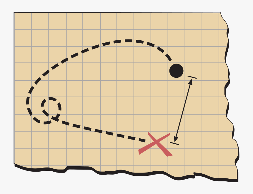 Treasure Map - Treasure Map Lines Png, Transparent Png