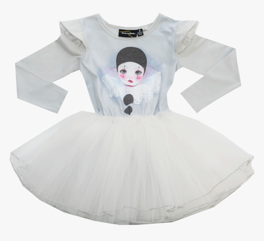 Rock Your Baby Circus Long Sleeve Tutu Dress, HD Png Download