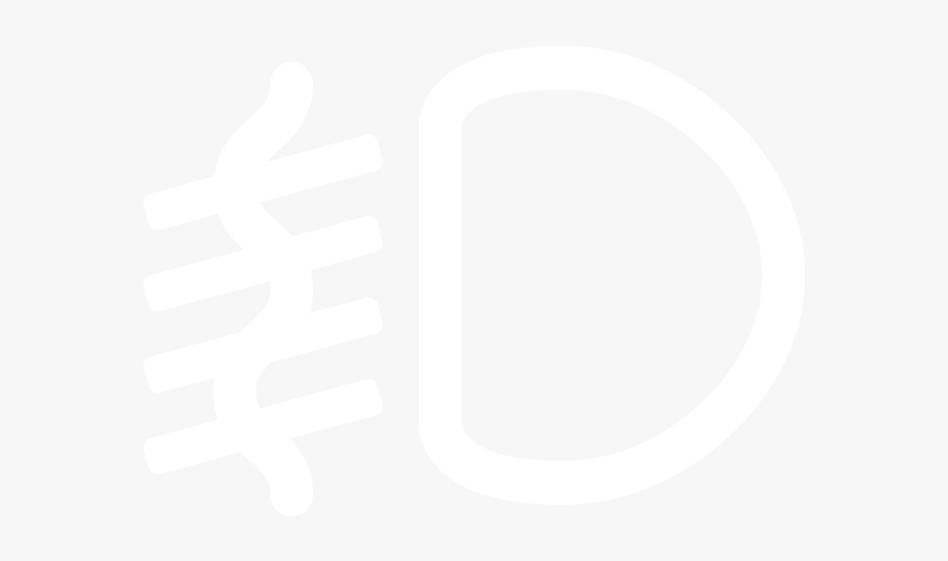 Fog Light Symbol In White Ford Fog Light Symbol, HD Png Download