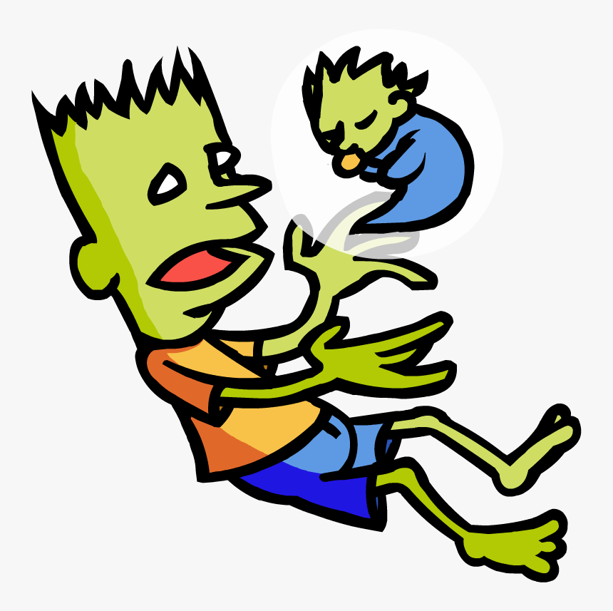 Bart Versus The Universe - Cartoon, HD Png Download