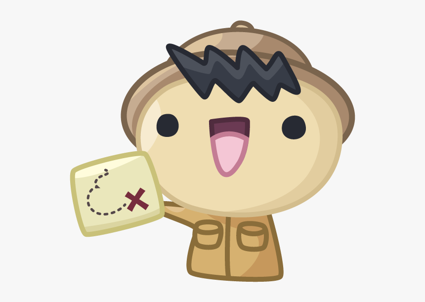 Treasure Map Yoshi - Cartoon, HD Png Download