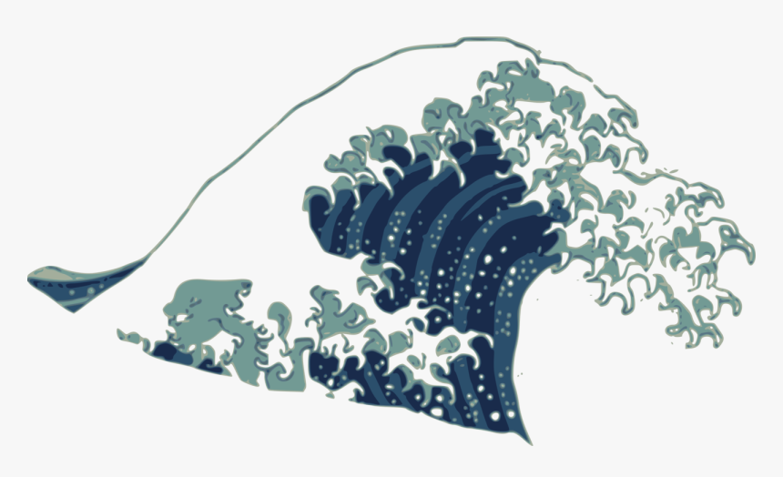 Asian Wave Pattern - Wave Car Air Freshener, HD Png Download