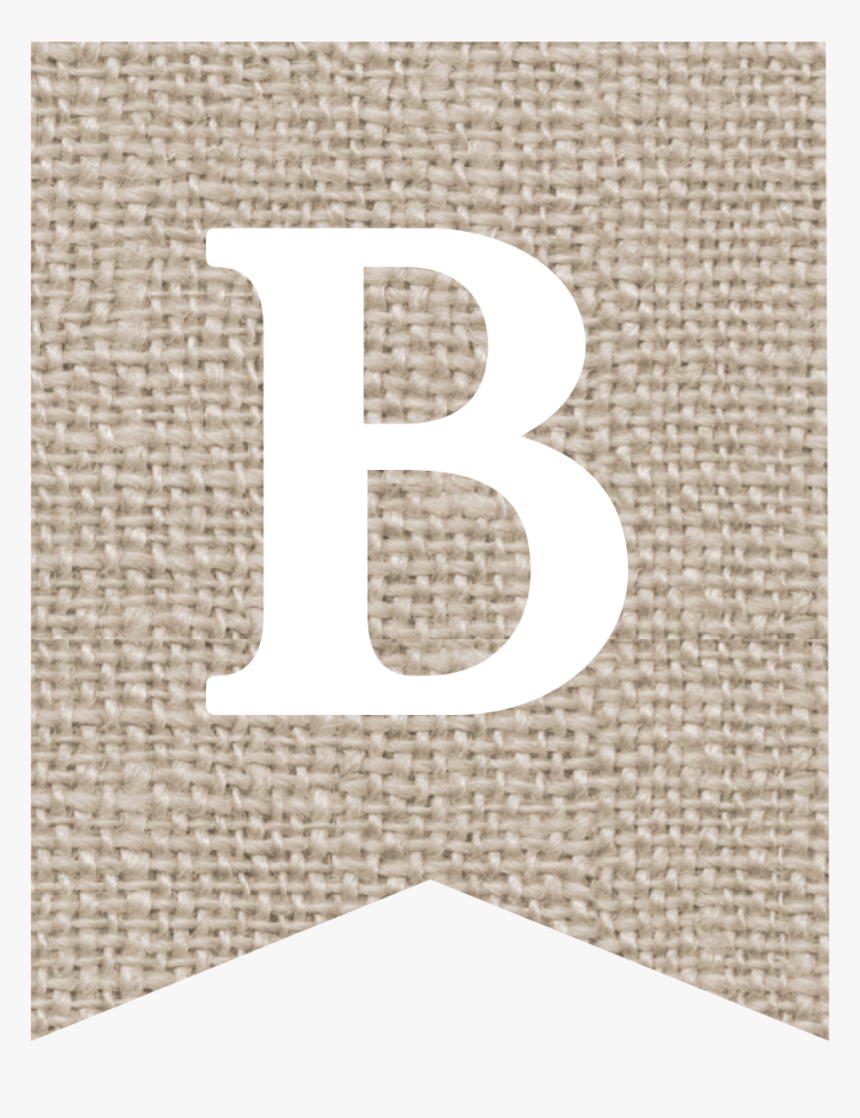 Free Printable Burlap Banner Diy Decor - Transparent Burlap Banner Png, Png Download
