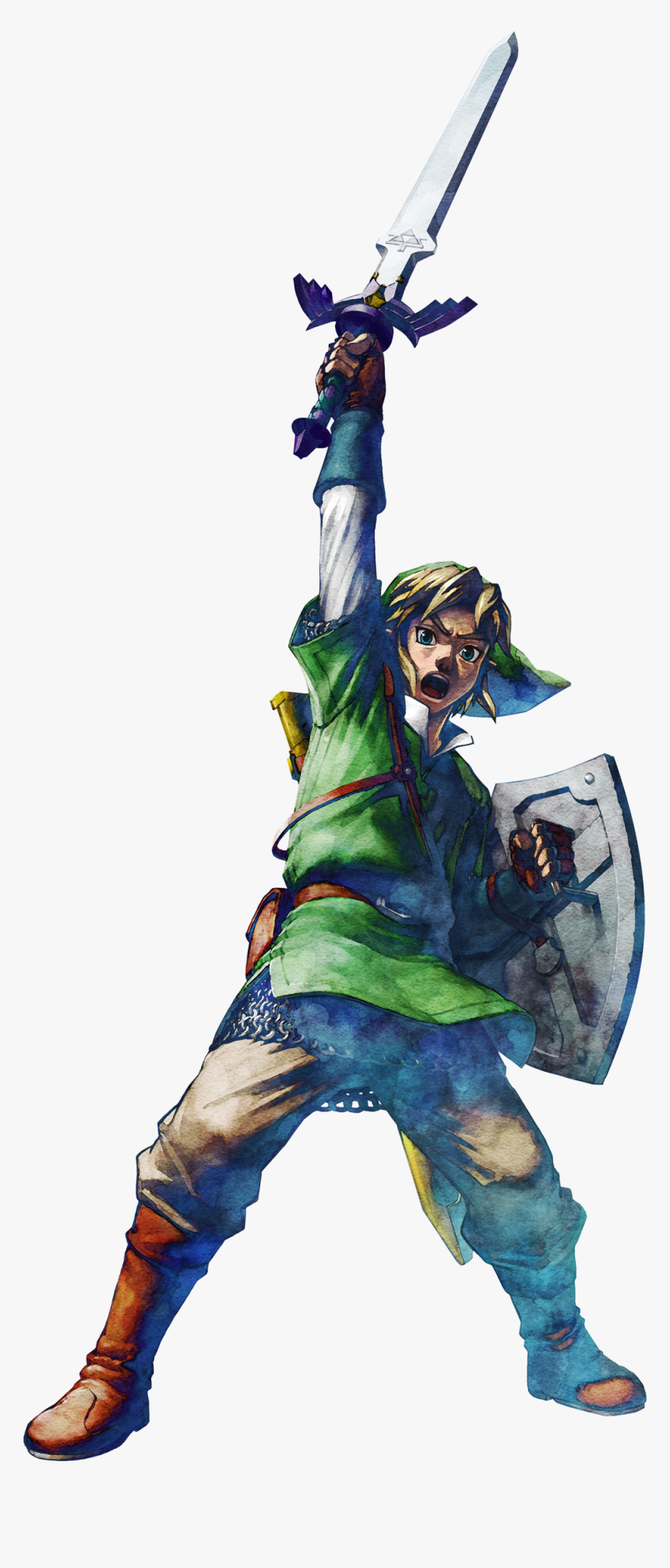 Skyward Sword Link Artwork, HD Png Download