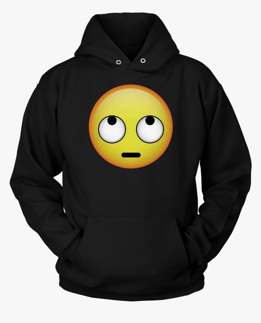 Hd Emoji Face With Rolling Eyes Shirt Transparent Thrasher Hoodie Png
