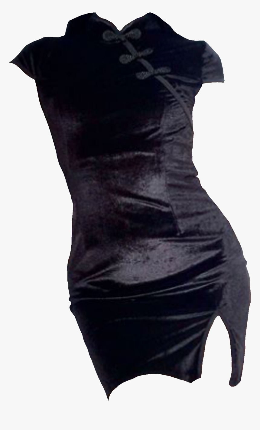 Black Silk Dress Aesthetic, HD Png Download