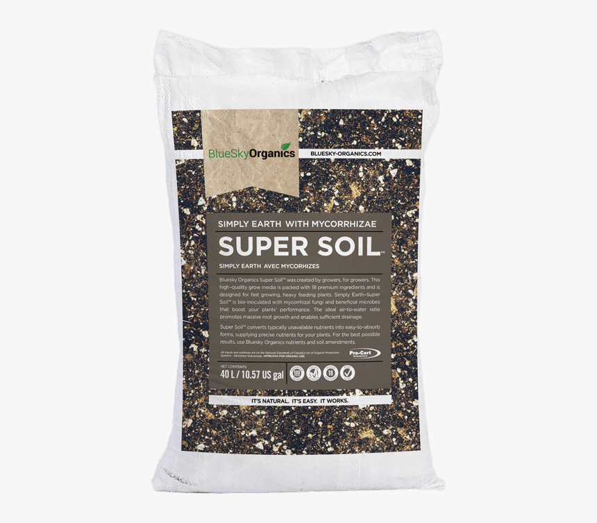 Super Soil Bluesky Organics - Blue Sky Organics Super Soil, HD Png Download