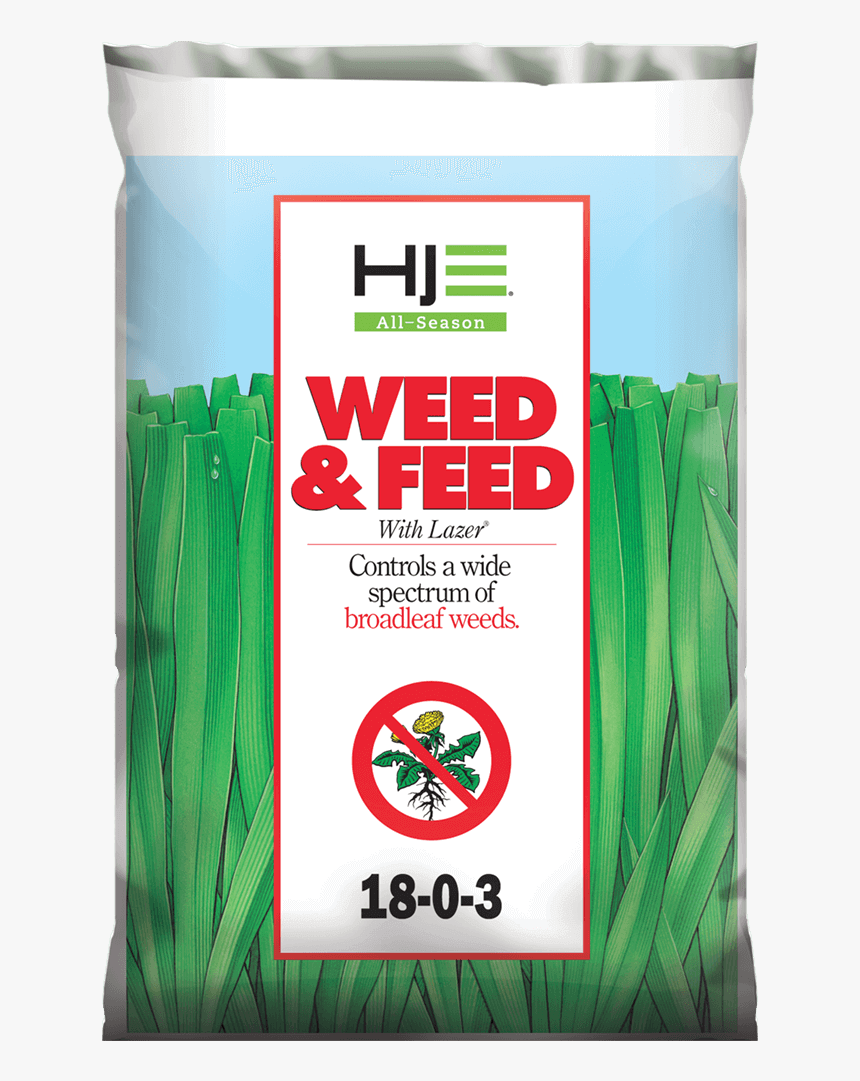 18 00 03 Weed & Feed W/lazer® Hje Fertilizer - Carmine, HD Png Download