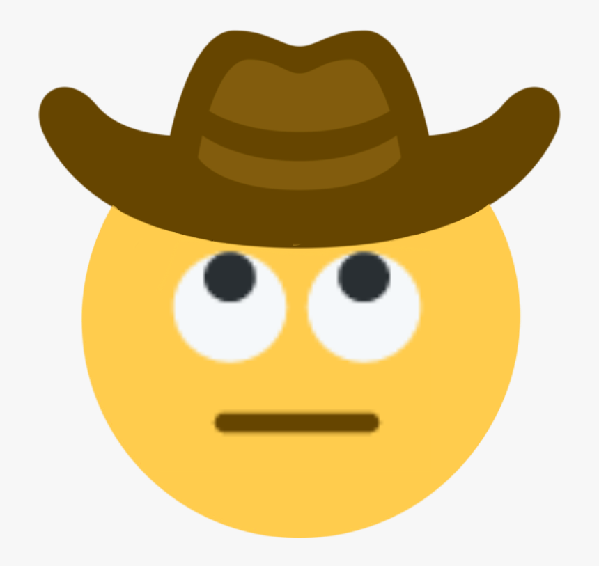 Rollingcowboyeyes Discord Emoji - Cowboy Emoji Twitter, HD Png Download