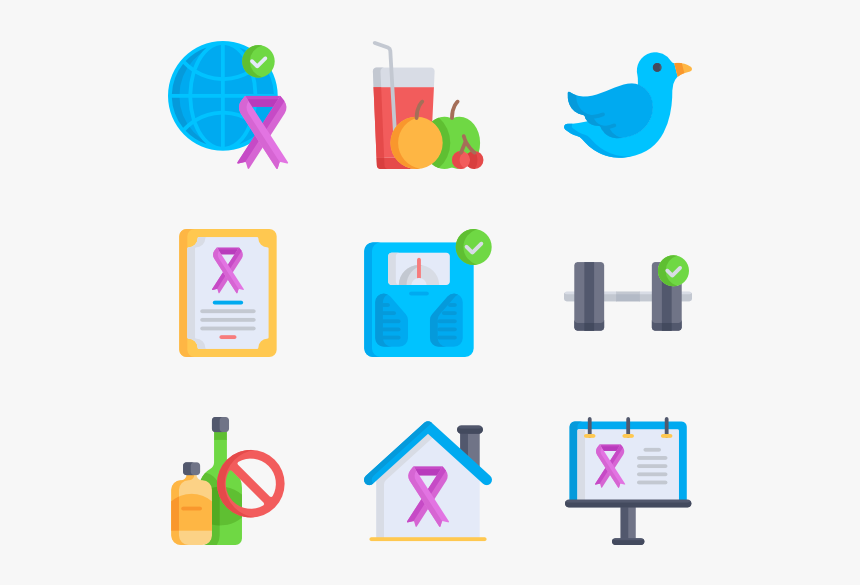 World Cancer Awareness Day - Cancer Icon Png, Transparent Png