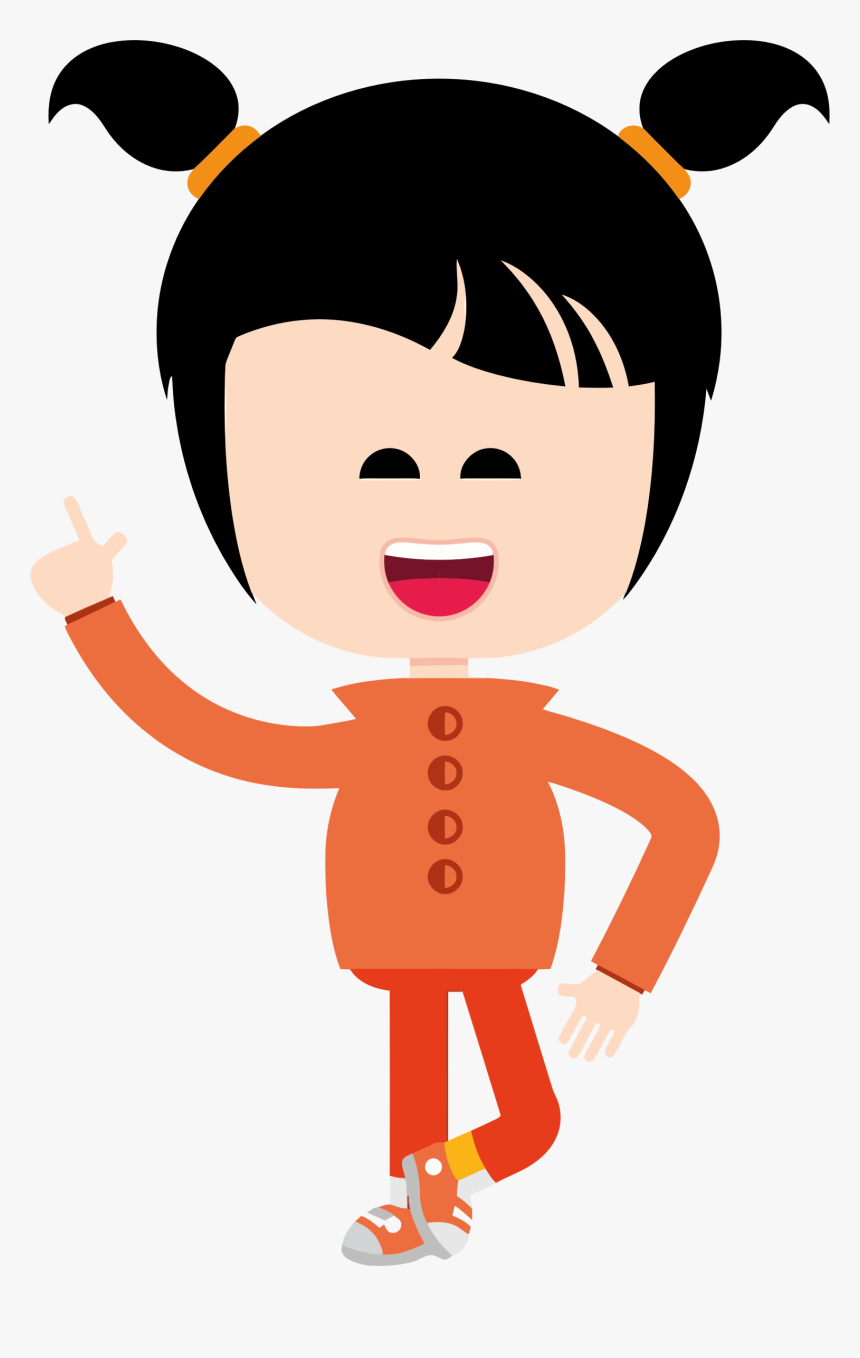 Cute Asian Girl - Asian Girl Clip Art, HD Png Download