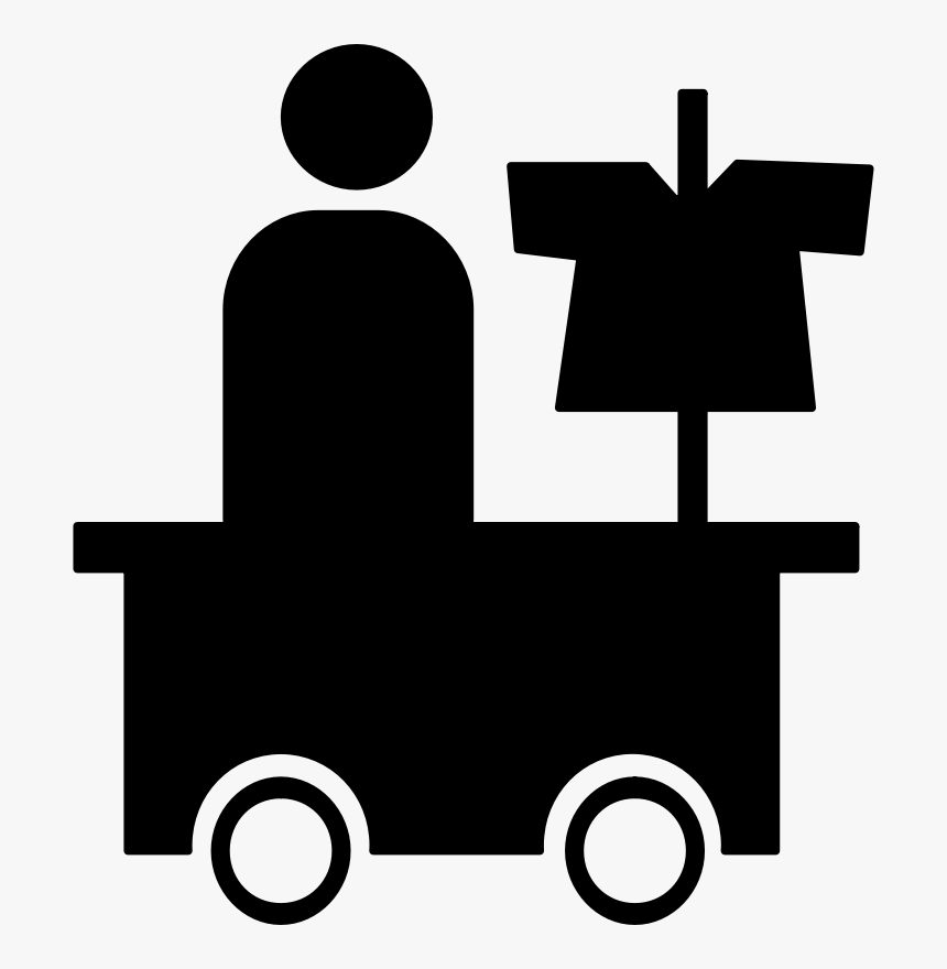 Hawking Booth - Booth Clipart Black And White Png, Transparent Png