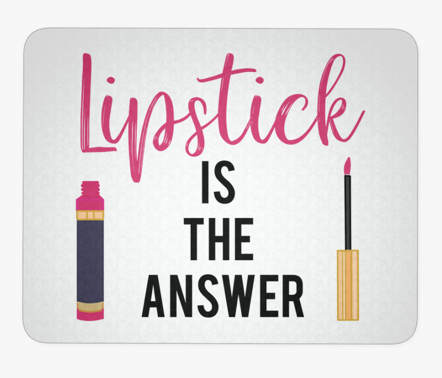 Lipstick Is The Answer Lipsense - Label, HD Png Download