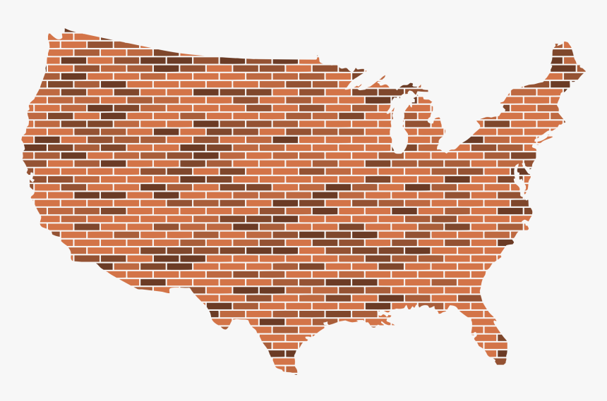 Brickwork,brick,angle - Lake Itasca On Us Map, HD Png Download