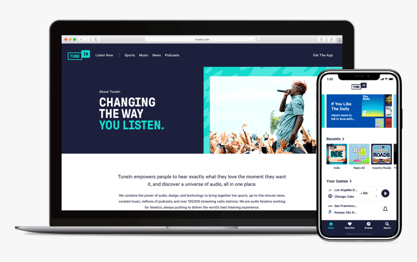 Tunein Hero Image - Iphone, HD Png Download